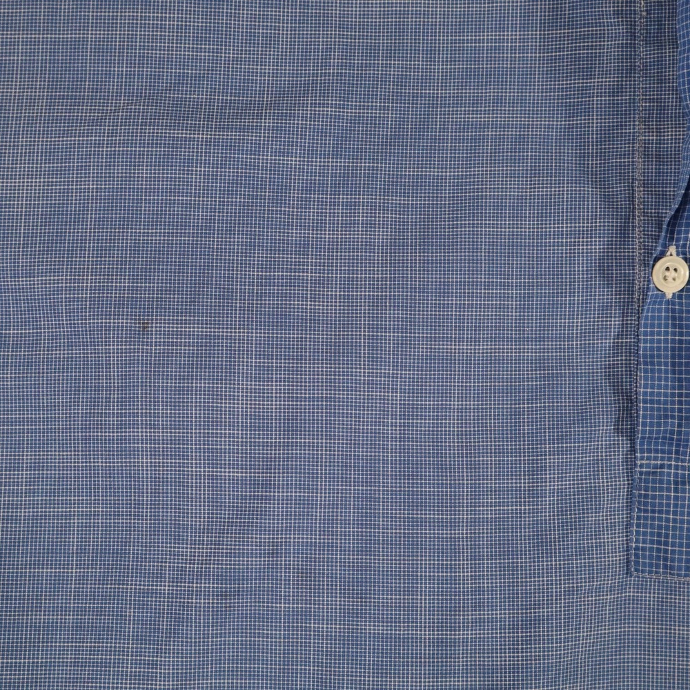 Gallego Desportes Paris Women's M Blue Oversized Tunic Shirt Check Pattern - Picture 9 of 10